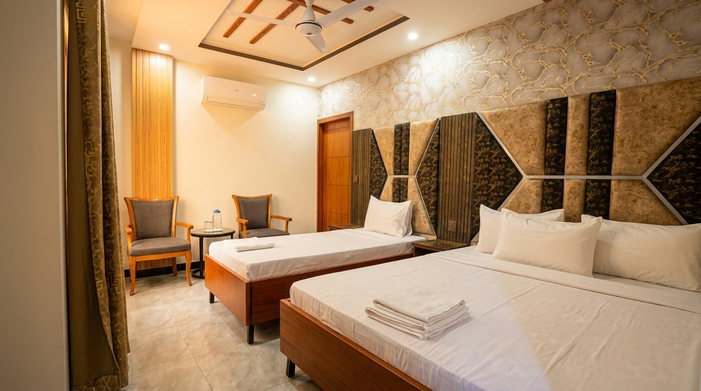 Luxury Triple  Room at Elite Palace Guest House Islamabad