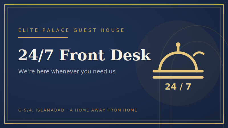 24/7 Front Desk